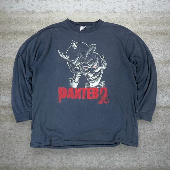Vintage Pantera Band Shirt 101 Proof Concert T Faded Black Cotton Rare Devil 90s